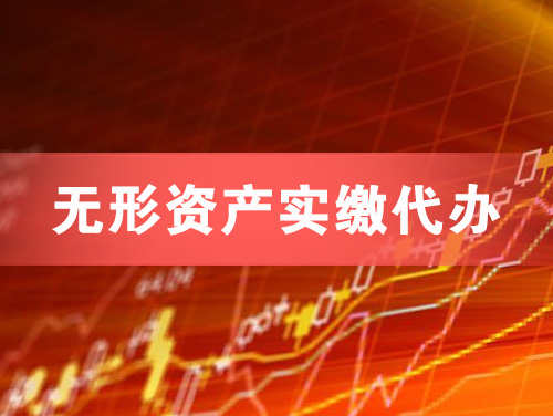 连州无形资产实缴资本代办