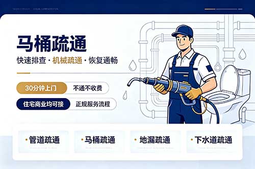 连州马桶疏通